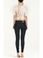Lacivert Fermuarlı Dar Kesim Denim Pantolon 41501 4