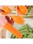 ® 5 Parça Pratik Parmak Koruyucu 1 Parça Baş Parmak Bıçaklı Eldiven Sebze Meyve Soyucu Kesme Ayıklayıcı Silikon Set 4