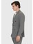 Gri Düz Zeroweight Slim Fit Takım Elbise 3