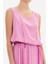 Lila Kolsuz Bol Kesim Midi Elbise 92814 3