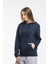 Süperlife Kadın Kapşonlu Regular Fit Ince Sweatshirt SPR21K55 2
