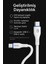 BA-01 Type-C Lightning Beyaz Hızlı Şarj Data Kablosu 27W 1.2m 3