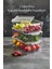 3 Lü Kapaklı Buzdolabı Organizeri & Buzdolabı Düzenleyici 4,5 Lt 1