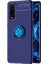 Oppo Find X2 Kılıf Range Yüzüklü Silikon - Mavi 1