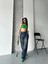 Baggy Süper Taş Bıyık Yıkama Kahve Tint Jeans Pantolon D2007 3