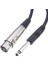6.35MM Mono Erkek To 3 Pin Xlr Dişi Mikrofon Ses Kablosu 5 Metre 1