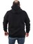 Mocgrande Büyük Beden Unisex Kapüşonlu 3ip Sweat 11701 Siyah 8