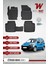 Citroen Nemo Paspas 2008 Sonrası 3D Havuzlu Paspas Seti 1