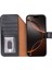 Bloomcase Magic Wallet Obsidian Black Apple iPhone 17 Pro (6.3") Hakiki Deri Çıkarılabilir Cüzdanlı Telefon Kılıfı 5