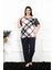 Kadın 5xl-6xl-7xl-8xl Büyük Beden Kısa Kol Pijama Takım Lacivert 2