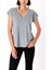 Gri V Yaka Basic Tshirt 19713 3