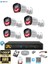 5`li 5mp Full Hd 1080P Atom Ledli Güvenlik Kamera Seti Gece Görüşlü Tak Çalıştır Ip Gerektirmez Su Geçirmez 1