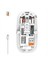 M133 Şeffaf Kablosuz Bluetooth Mouse Üç Modlu Sessiz Şarj Edilebilir 3