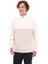 Luka 16ITL815 Yarim Fermuarli Erkek Sweat - Ekru Bej 1