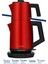 Kırmızı Xl 2200W Damlatmayan Çelik Çay ve Su Isıtıcı 6