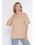 Erkek Bisiklet Yaka %100 Pamuk Oversize T-Shirt 6