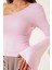 Tek Omuzlu Basic Bluz Pembe T4275 2