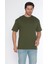 Erkek Bisiklet Yaka %100 Pamuk Oversize T-Shirt 1
