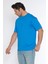 Erkek Bisiklet Yaka %100 Pamuk Oversize T-Shirt 2