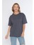 Erkek Bisiklet Yaka %100 Pamuk Oversize T-Shirt 6