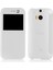 Htc One M8 Pencereli ve Uyku Modlu Flip Cover - Beyaz 3