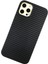 iPhone 12 Pro Max Kılıf Karbon Pp Silikon - Siyah 3
