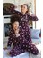 Polar Kadın Kapşonlu Pijama Takımı Bordo 8