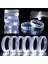 Nessiworld Beyaz-Gümüş LED Işıklı Baskı Yapılabilen Pilli Bileklik Bilezik 1,5 cm Genişlik 1