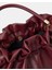 Drawstring Büzgülü El Çantası Bordo 4