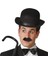 Nessiworld Charlie Chaplin Stil Yetişkin Şapkası – Siyah Melon Parti Şapkası 4
