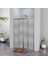 Gümüş Plastik Mika Duşakabin H:180 155CM 1
