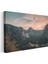 Vadi Manzarası - Gün Batımında Dağların Ihtişamı Kanvas Tablo 3