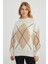 Baklava Desenli Oversize Kazak 4