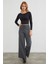 Beli Lastikli Palazzo Triko Pantolon 4