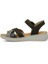 105502.Z5FX Haki Kadın Comfort Sandalet 11