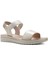 166923.Z5FX Altın Kadın Comfort Sandalet 7