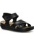 166987.Z5FX Siyah Kadın Düz Sandalet 10
