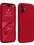 iPhone 16 Kılıf First Silikon - Kırmızı 1