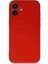 iPhone 16 Kılıf First Silikon - Kırmızı 4