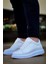 ZRN-X500 Bağcıklı Casual Günlük Erkek Sneaker Beyaz 1