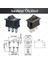 3 Pin Rocker On/off Işıksız Power Anahtar 2 Adet 6