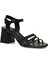 25S-558 5fx Siyah Kadın Topuklu Sandalet 9