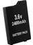 Psp 2000-3000 Uyumlu 2400MAH Şarj Edilebilir Pil 1