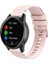 Huawei Watch Gt6 41/gt5 41 /gt4 41 mm Ile Uyumlu 18 mm Dalgalı Dikiş Detaylı Silikon Saat Kordonu 1