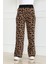 Leopar Desenli Triko Pantolon Siyah - 27750-SIYAH 1