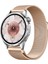 Huawei Watch Gt6 46MM Uyumlu Manyetik Milanese Loop Metal Kordon 1