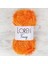 Loren Furry Turuncu El Örgü Ipi - RF103 - 34065 1