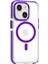 iPhone 15 Bella Magsafe Kapak - Derin Mor 2