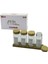 4pcs Bambu Kapaklı Cam Tuzluk - Biberlik - Baharatlık 120ML (5263) 1
