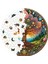 Kozmik Yaşam Ağacı Ahşap Puzzle Yetişkin Benzersiz Parçalı Yapboz Puzzle Yapıştırıcılı A1-08 9